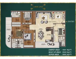 AGI SKY VILLAS 4bhk layout