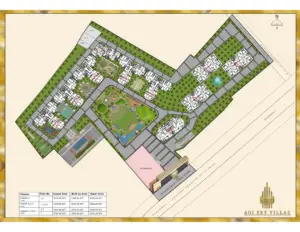 AGI SKY VILLAS Site plan